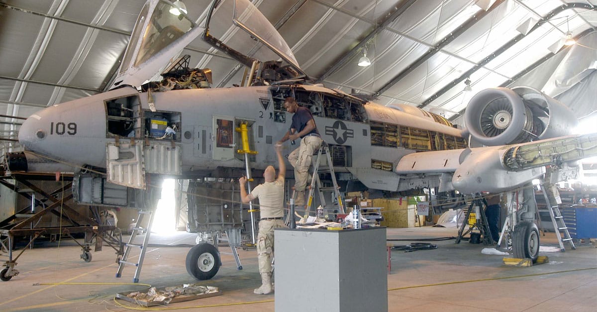 A-10 Warthog Inside